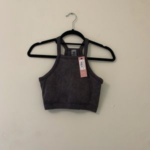 charcoal tank top